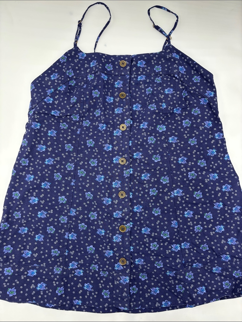 Free People Maddie Printed Tunic in Navy Combo